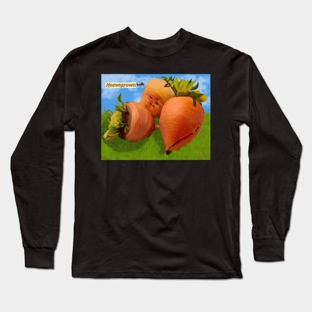 Homegrown Beets Long Sleeve T-Shirt by doubletony